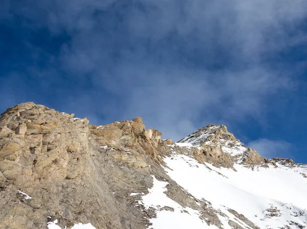 Schnee im Hochgebirge — Stockfoto