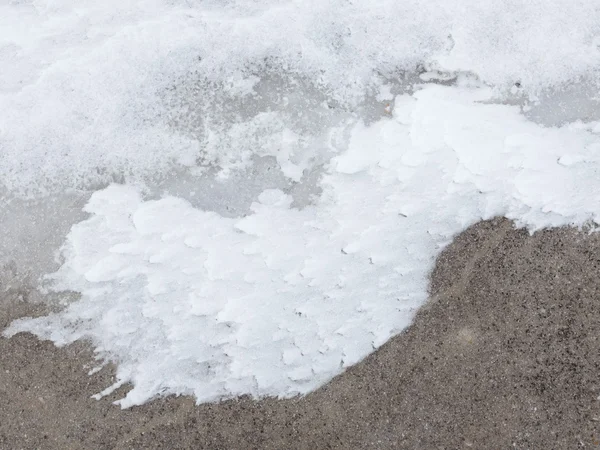 Abstração com gelo branco — Fotografia de Stock