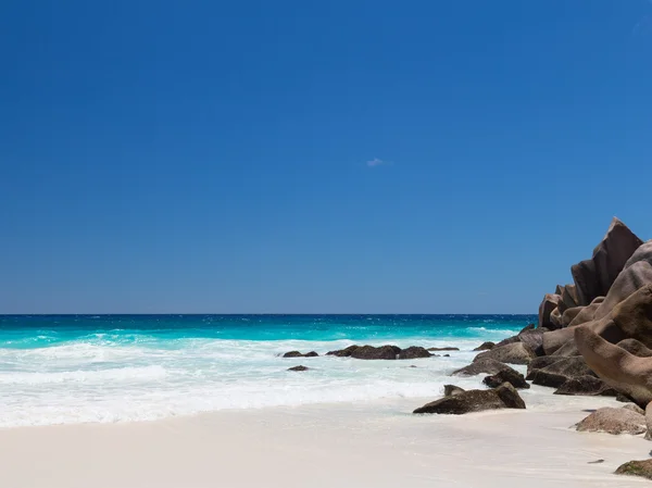 Insel la digue, Seychellen — Stockfoto