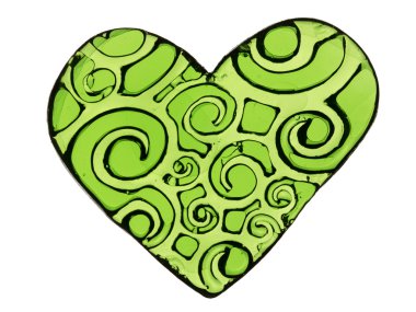 yeşil kalp
