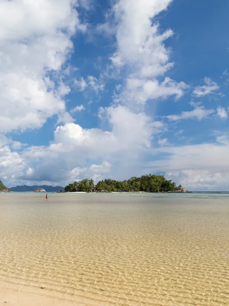 Man walking on the water — Stock Photo, Image