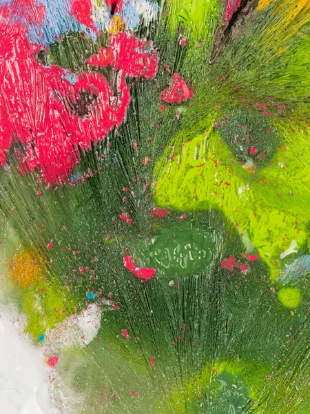 Rosa och gröna fläckar — Stockfoto