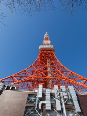 red Tokyo Tower clipart