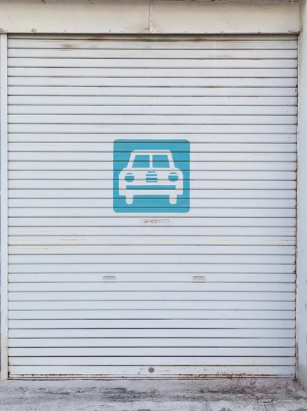 Portas de garagem — Fotografia de Stock