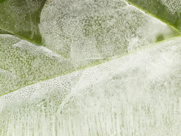 Ice with bubbles — Stock Photo, Image