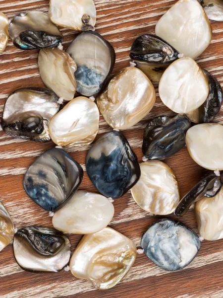 Beads made of natural nacre — Stock Photo, Image