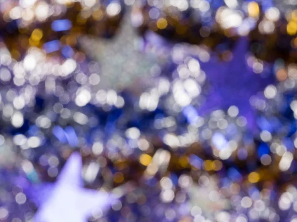 Gold and silver glitter — Stock Photo, Image