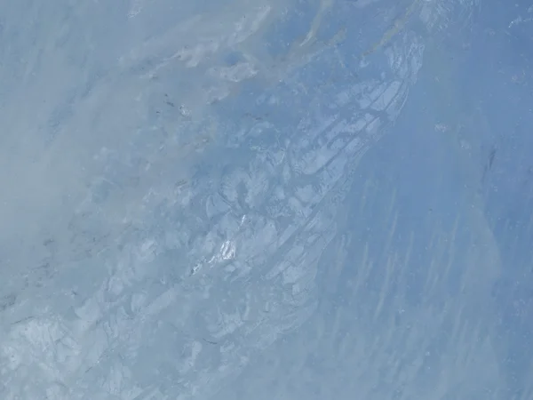 Oberfläche aus blauem Eis — Stockfoto