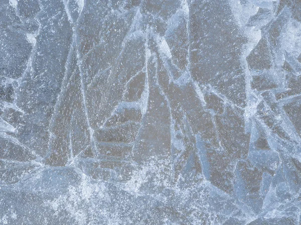 Grietas en el hielo — Foto de Stock