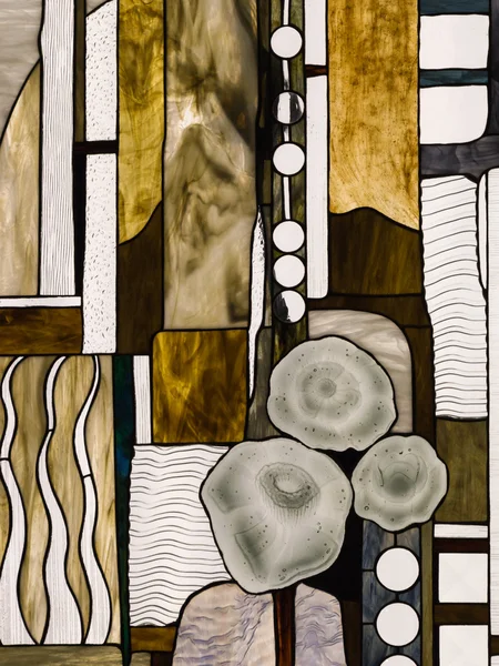 抽象彩色玻璃蒂凡尼 — 图库照片