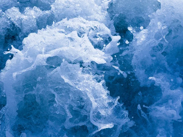 Bílý sprej rozbouřeném moři pěny — Stock fotografie