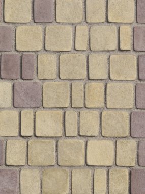 boyalı dekoratif beton bloklar