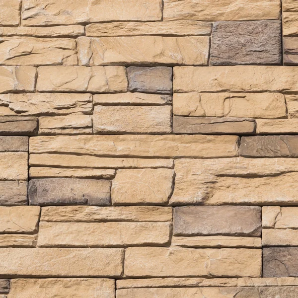 Ściany z kamienia sztucznego brązowy — Zdjęcie stockowe