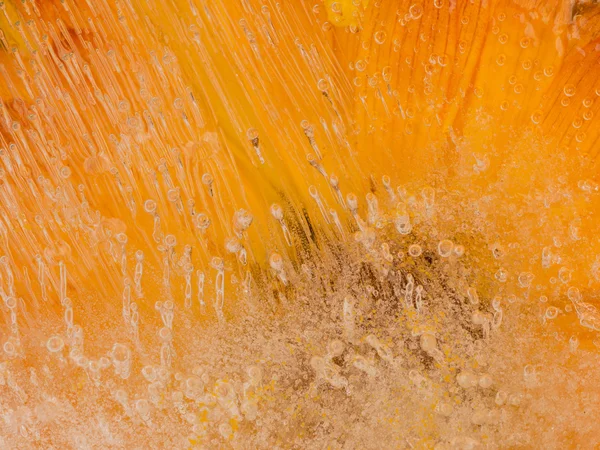 Jasny pomarańczowy streszczenie z bąbelkami — Zdjęcie stockowe