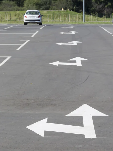 道路上の乗用車 — ストック写真