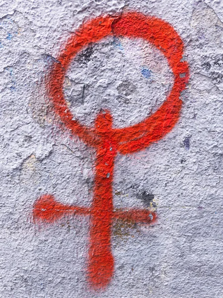 Symbol Venus for women — Stock Photo, Image