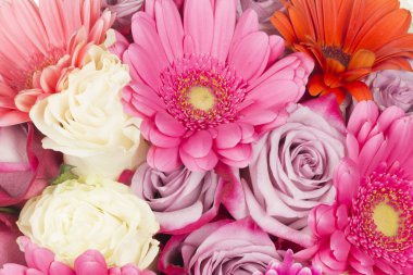 güzel kokulu pembe güzel parlak buket