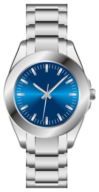 Parlak, havalı, lüks bir saatin tasviri