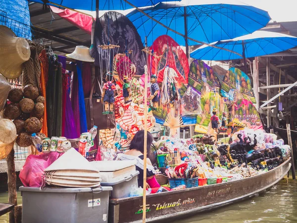 Damnoen Saduak Floating Market in Ratchaburi Thailand — Stock Photo, Image
