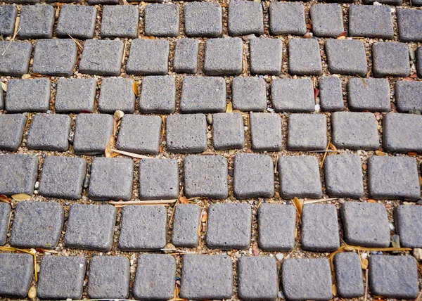 Bloques de piedra en la pasarela para patrón y fondo — Foto de Stock