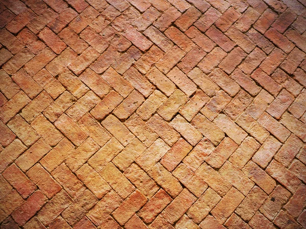 Muro di mattoni marrone per sfondo — Foto Stock