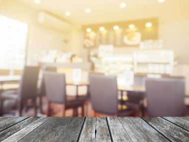 Abstract blur coffee shop background clipart