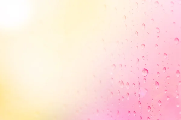 Sweet soft light raindrop background — Stock Photo, Image