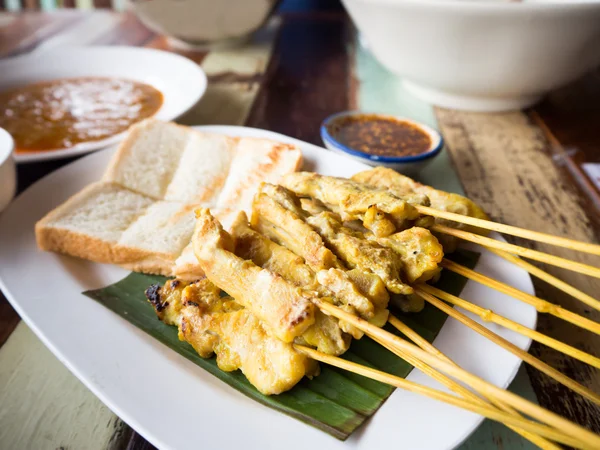 Grilled Pork Satay — Stock Photo, Image