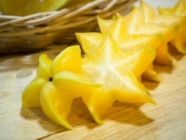 Fresh star apple fruit — Stock Photo, Image