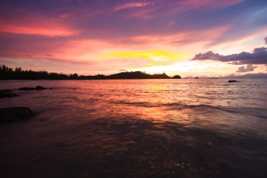 Deniz manzarası sunset Beach