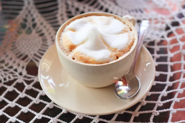 Sıcak kahve cappucino — Stok fotoğraf