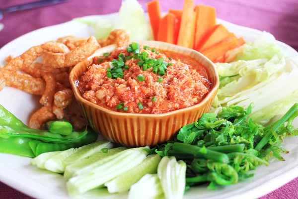 Chili Paste Thai Northern Style — Stock Photo, Image