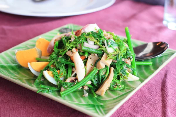 Тайский овощной салат кислый вкус — стоковое фото