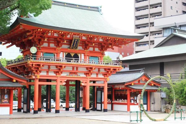 Ikuta heiligdom, het beroemde heiligdom in Kobe — Stockfoto