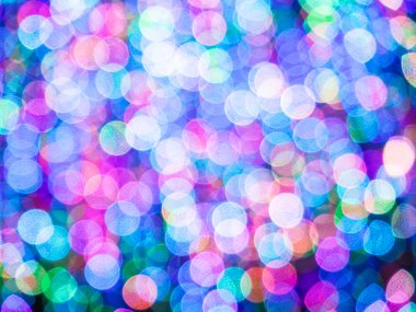 Soyut ışık mavi tonu bokeh arka plan bulanık