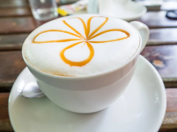 Café con leche caliente — Foto de Stock