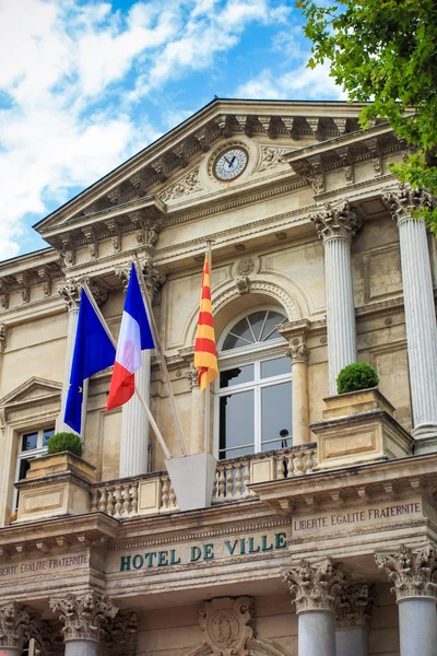 Edifício da Câmara Municipal de Avignon França — Fotografia de Stock