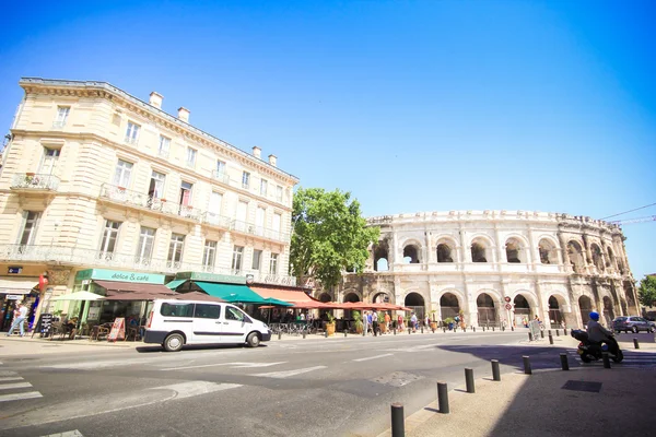 Anfiteatro romano em Nimes, Provence — Fotografia de Stock