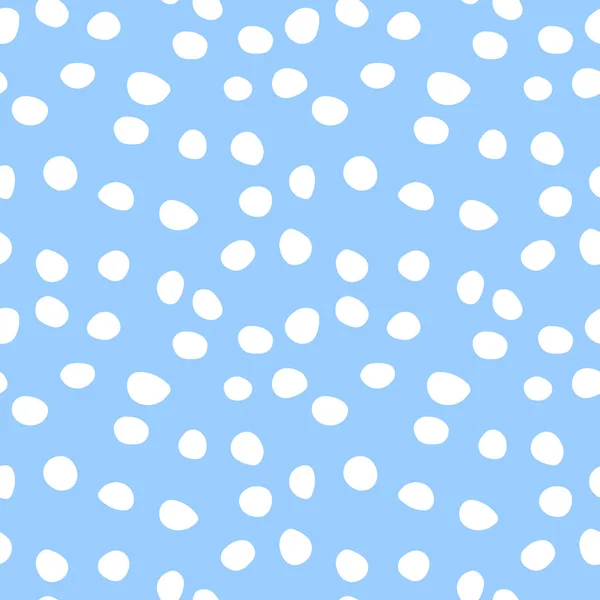 Background Polka Dot Seamless Pattern Random Dots Circles Animal Skin — Stock Vector
