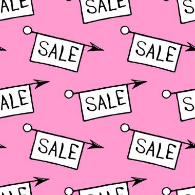 Üzerinde yazılar ve semboller olan kusursuz şablon satışı. Kara Cuma temalı el yapımı arka plan ve doku indirimler, tanıtım, ticari ve özel teklifler.