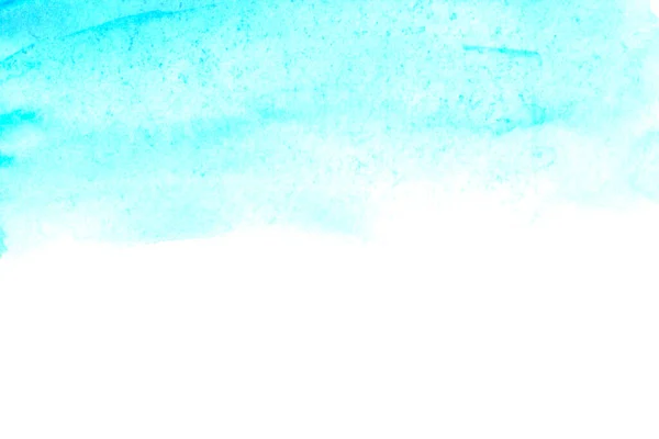 Abstraktní Akvarel Pozadí Modrého Obzoru Ručně Malované Skvrna Skvrnitá Skvrna — Stock fotografie