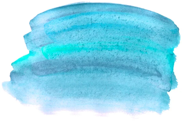 Abstract Aquarelle Color Wet Brush Paint Stroke Striped Element Print — Fotografia de Stock