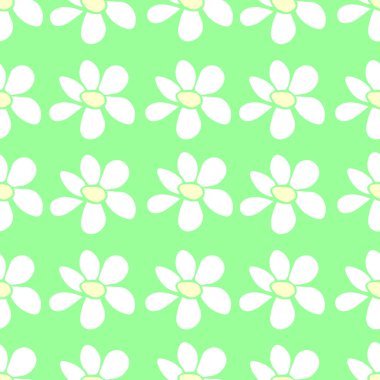 Basit ilkel çiçek desenli taşıyıcı. Çiçekleri düz stili olan şirin, uçsuz bucaksız bir iz..