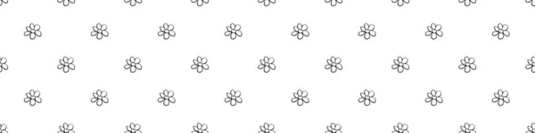 Vecteur Simple Motif Floral Primitif Sans Couture Mignon Imprimé Sans — Image vectorielle