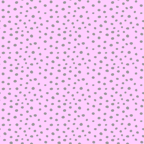 Bakgrund Polka Dot Spottade Sömlösa Mönster Slumpmässiga Prickar Cirklar Fläckar — Stock vektor