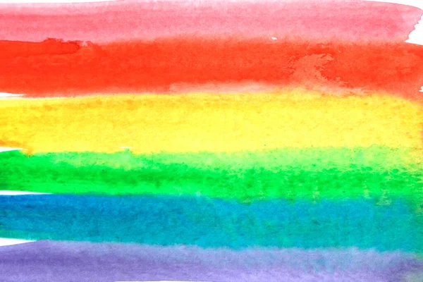 Абстрактный Акварельный Радужный Фон Ручной Рисунок Разноцветной Текстуры Фона Вашего — стоковое фото