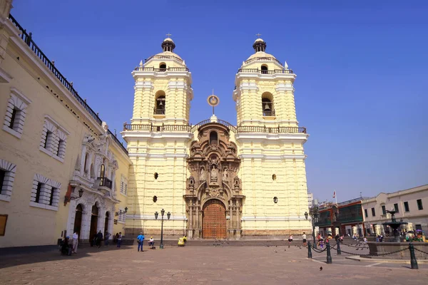 Hermosa Basílica Convento San Francisco Patrimonio Humanidad Por Unesco Centro — Foto de Stock