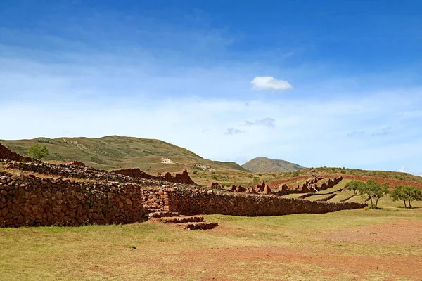 Αρχαιολογικός Χώρος Της Piquillacta Μια Καταπληκτική Προ Inca Αρχαία Ερείπια — Φωτογραφία Αρχείου