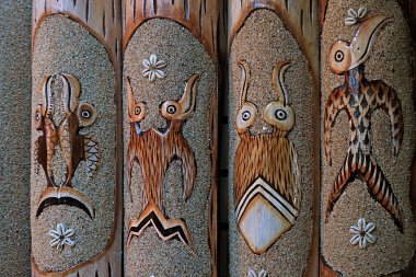 Kuş Adam ya da Tangata Manu Motifi, Paskalya Adası 'nın en ünlü Motiflerinden biri Adanın Şili, Güney Amerika' daki Tarihi Kutsal Olaylara Bağlı