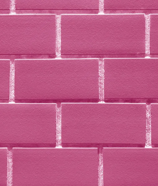 Pionowe Zdjęcie Ściany Cegieł Kolorze Różowym Gumy Żucia Zamknięte Wzór — Zdjęcie stockowe